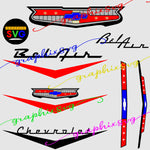 Bel Air SVG, Bel Air EPS, Bel Air PNG, Classic Car, Chevy {Download layered by color vector file}
