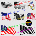 USA Flag SVG - Distressed USA Flag Svg, 4th Of July Svg, Patriotic Svg, Veteran Svg, Military Svg