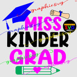 Kindergarten Grad, Kinder Graduation SVG, Kindergarten, Kinder Graduation EPS, PNG (all layered by color vector)