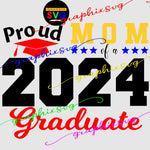 Graduation SVG, Grad, Graduation EPS, Graduate PNG Family Package 2024(all layered by color vector)