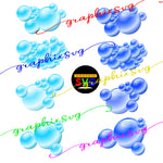 Splash Water SVG, Splash Water EPS. Splash Water PNG, power wash gun { Layered Vector File}