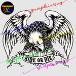 Harley Design Eagle SVG, EPS, PNG. MOTOR CYCLE, Bike Rider.(all layered file)