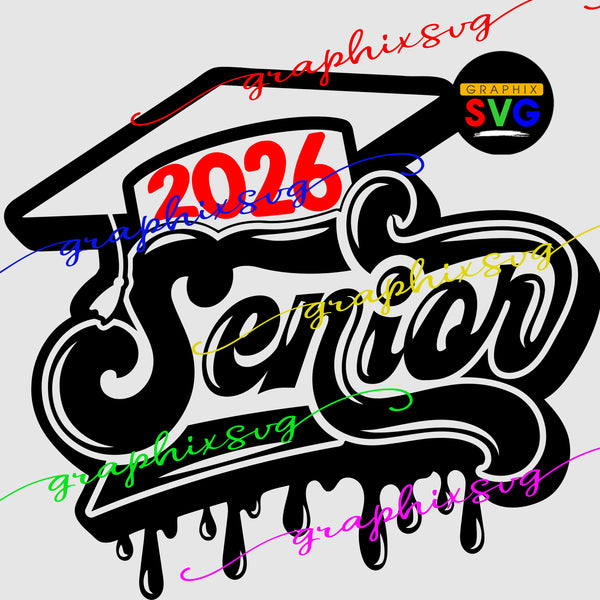 senior 2025 svg bundle , Senior design eps png file [all layered by color]