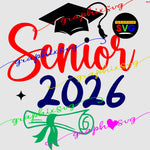 senior 2025 svg bundle , Senior design eps png file [all layered by color]