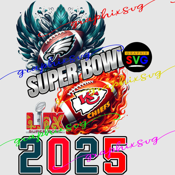 Superbowl 2025, Chiefs, Eagles, Football 2025 png, Sports