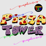 Pizza Tower  SVG, Peppino Spaghetti svg, png, eps [all layered by color file]