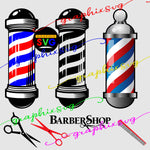 Barber Pole, Barbershop SVG, Barber Pole, Barbershop EPS, Barber Pole, Barbershop PNG [all layered file]