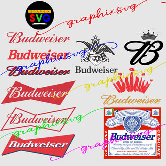 Budweiser SVG, Budweiser EPS,Budweiser PNG(all separated layer file)