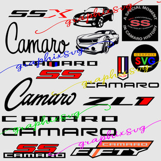 Camaro SVG, Camaro EPS, Camaro SS, Camaro png, Camaro fifty. {layered vector file}