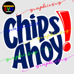 Chips Ahoy SVG, Chips Ahoy EPS, Chips Ahoy PNG, Favorite Cookie [all layered file]