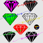 Diamond SVG, Diamond EPS, Faith, Diamond PNG [all layered file]