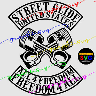 Ride Free Street Glide SVG, EPS, PNG. HARLEY DAVIDSON, MOTOR CYCLE, Bike Rider