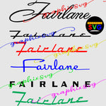 Fairlane SVG, Fairlane EPS, Fairlane PNG, Classic Car, Ford {Download layered by color vector file}