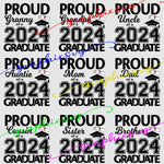 Graduation SVG, Grad, Graduation EPS, Graduate PNG Family Package (all layered by color vector)