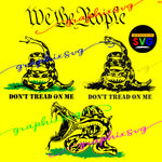 Gadsden Snake Flag "Dont Tread On Me Flag" SVG, EPS, PNG "we the people"