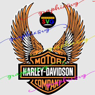 Harley Design Eagle SVG, EPS, PNG.  MOTOR CYCLE, Bike Rider.(all layered file)