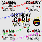 Lady Bug Birthday SVG, Lady Bug Birthday EPS, Lady Bug Birthday PNG - { all layered file by color}