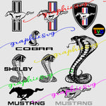 Ford Mustang SVG, Ford Mustang EPS,Ford Mustang PNG. {layered vector file}