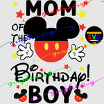 Birthday Boy Family, Birthday Squad, Micky Mouse Family Birthday Girl Svg, Eps, Png(all layered file)