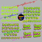 Fresh Prince Font SVG, Fresh Prince Font EPS, Fresh Prince Font PNG(regular font include / picture is vector edited file)