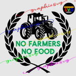 No Farmers No Food SVG, No Farmers No Food EPS, No Farmers No Food PNG, Tractor.