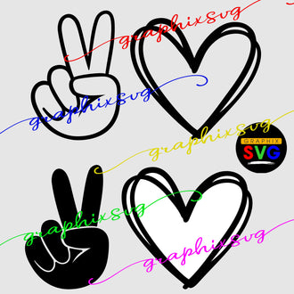 Peace Love Some SVG, Peace Love Some EPS, Peace Love Some PNG, [all layered file]