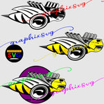 #2 Rumble Bee SVG, EPS, PNG, Dodge RAM, Bee. {all layered vector file}