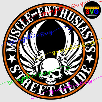 Street Glide, Motorcycle Biker SVG, EPS, PNG, Muscle Enthusiasts [all layered by color file]