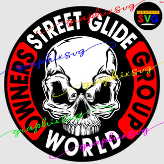 Street Glide, Motorcycle Biker SVG, EPS, PNG, Muscle Enthusiasts [all layered by color file]