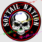 Softail, Motorcycle Biker SVG, EPS, PNG, Muscle Enthusiasts [all layered by color file]