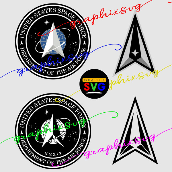 United States Space Force Seal SVG, EPS, PNG (all layered by color vector file)