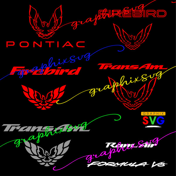 Trans Am Firebird Phoenix SVG, Trans Am Firebird Phoenix EPS, Trans Am Firebird Phoenix PNG. [all layered vector file]