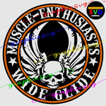 Wide Glide , Motorcycle Biker SVG, EPS, PNG, Muscle Enthusiasts [all layered by color file]