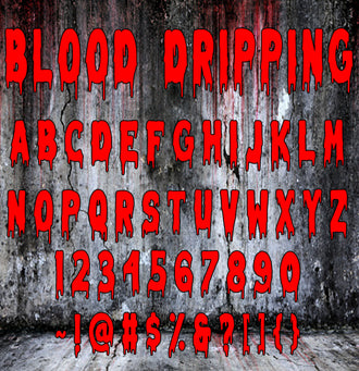 Blood Font SVG, Blood Font EPS, Dripping Font SVG, Dripping Font eps, [ include .ttf ]