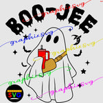 Halloween Boo-Jee SVG, EPS, PNG. [all layered by color file]