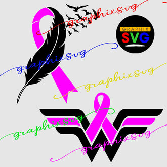 Fight Cancer SVG, Fight Cancer EPS, Fight Cancer PNG. [all layered file]