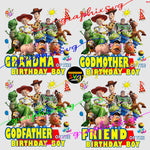 Toy Story Family Birthday PNG file,Toy Story Birthday Party Digital Download,Toy Story Of The Birthday Boy