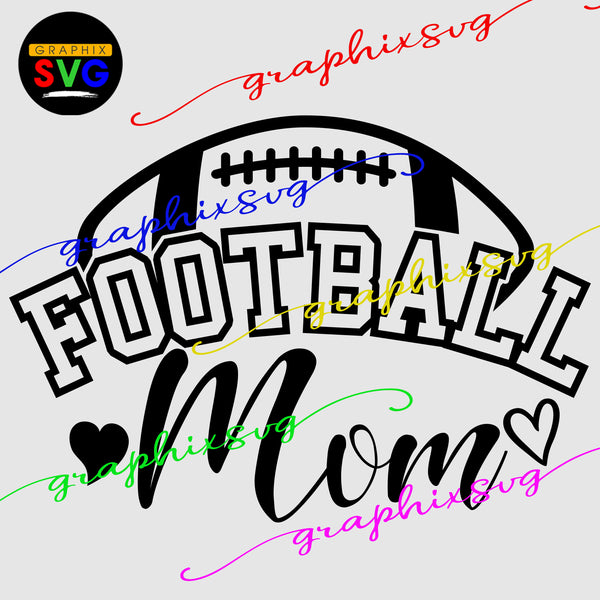 Football Mom SVG, Football Mom EPS, Football Mom PNG. [all layered file]