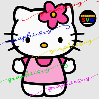 Cute Hello Kitty, Cartoon Cat, Kawaii Caracter PNG file