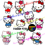 Cute Hello Kitty, Cartoon Cat, Kawaii Caracter PNG file