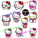 Cute Hello Kitty, Cartoon Cat, Kawaii Caracter PNG file