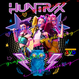 Kpop Demon Hunters, Huntrix  PNG file