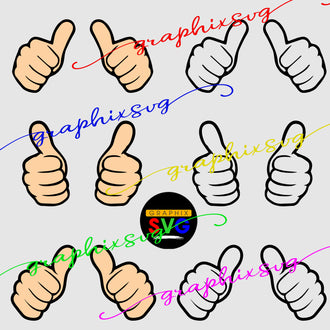 Thumbs up SVG, Thumbs up EPS, [all layered file]